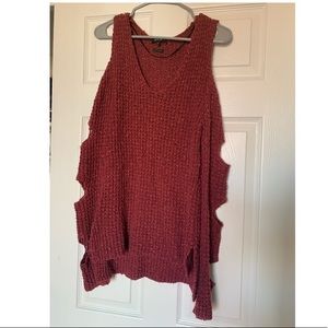 Miss Me Burgundy Sweater